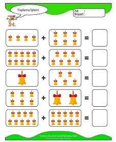 Toplama İşlemi Çalışma Sayfaları